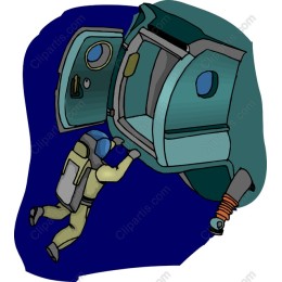 Astronaut Spacecraft Inspection