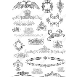 Ornate Clipart Bundle - Collection