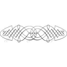 Elegant Intertwined Lines