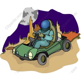 Astronaut Go-Kart Adventure