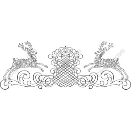 Elegant Leaping Deer