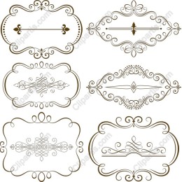 Vintage Decorative Frames Set