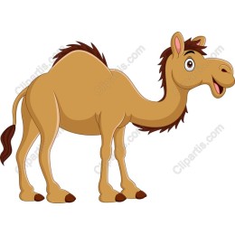 Adorable Cartoon Camel