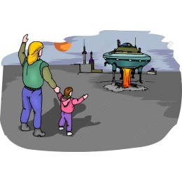 Whimsical UFO Adventure