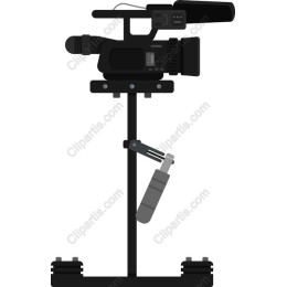 Professional Video Camera with Stabilizer