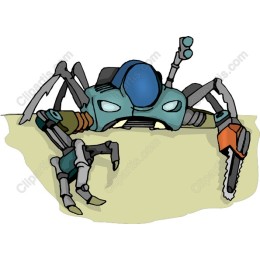 Futuristic Robot Crab