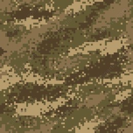 Pixelated Camouflage Pattern