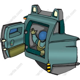 Futuristic Space Vehicle