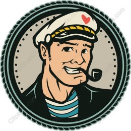 Retro Nautical Sailor