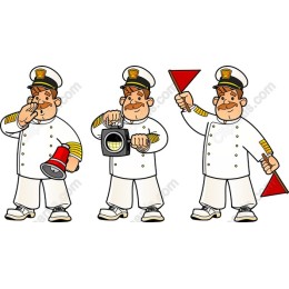 Cheerful Nautical Captain