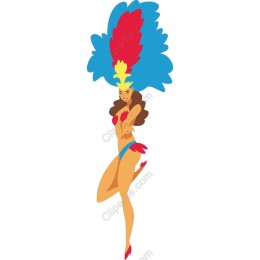 Vibrant Carnival Dancer