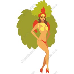 Vibrant Carnival Dancer