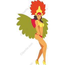 Colorful Carnival Dancer