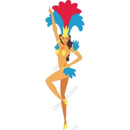 Vibrant Carnival Dancer