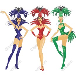 Glamorous Showgirls Carnival Set