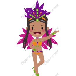 Colorful Carnival Character
