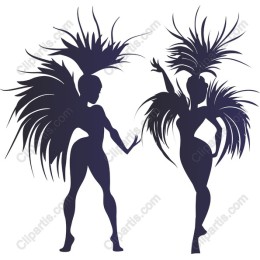 Elegant with Feathered Headpieces