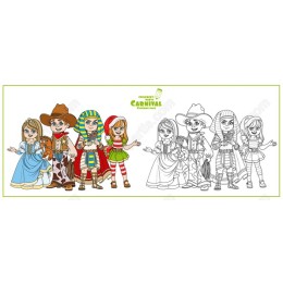 Carnival Celebration Characters Set