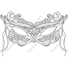 Elegant Intricate Masquerade Mask