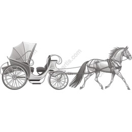 Timeless Horse-Drawn Carriage