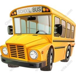 Vibrant School Bus