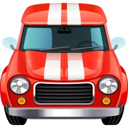 Vintage Red Car