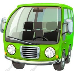 Charming Green Minibus