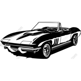 Classic Convertible Sports Car