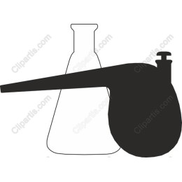 Elegant Laboratory - Flask and Dropper /
