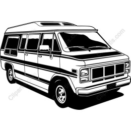 Retro Camper Van