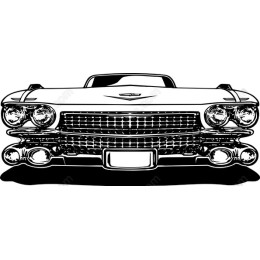 Classic 1950s Car Front