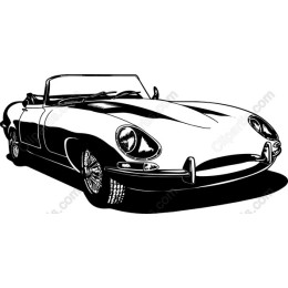 Classic Convertible Sports Car