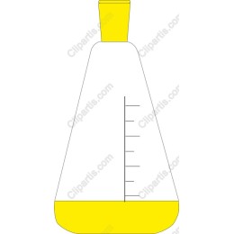 Yellow Laboratory Flask