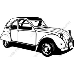 Classic Two-Door Car