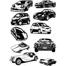  Car Clipart Bundle - 10 Unique