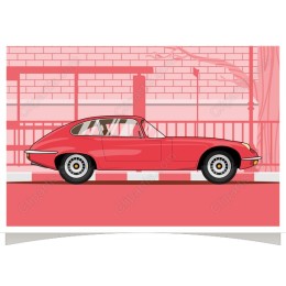 Classic Red Sports Car