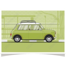 Vintage Green Car