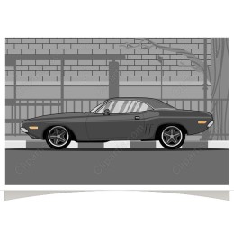 Classic Vintage Muscle Car