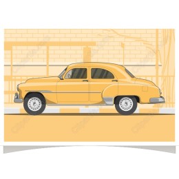 Classic Yellow Car