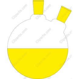 Vibrant Yellow Laboratory Flask