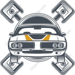 Classic Car with Piston