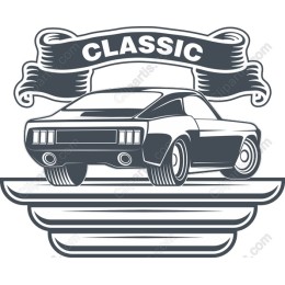 Classic Car Emblem