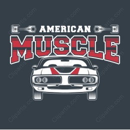 American Muscle Vintage Car