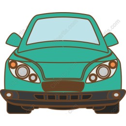 Stylish Turquoise Car