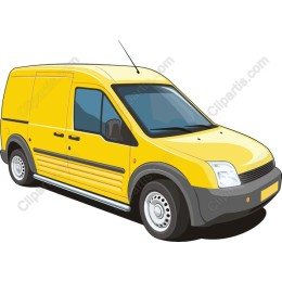 Yellow Delivery Van