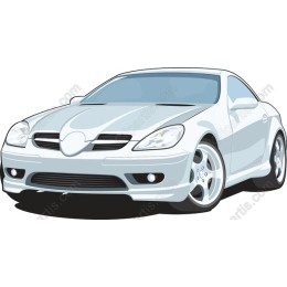 Elegant White Luxury Car
