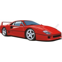Classic Red Sports Car