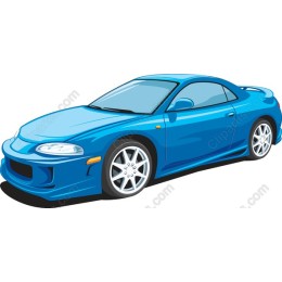 Premium Blue Sports Car