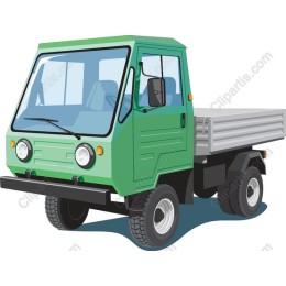  Green Utility Truck