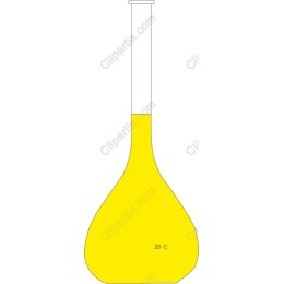 Yellow Laboratory Flask